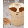 Brandless 편백 가정용 족욕 [35cm 긴 손잡이 뚜껑+마사지 포함] Cypress