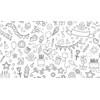 Birthday/Celebration Design – XL Rectangle Tablecloth 60”X102” - Interactive Coloring
