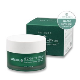Manufacturer: C&O Cosmetics Manufacturer and Distributor [2 items] Natinda Pine Needle Soothing Cica Cream 50g / [2개] 나틴다 솔잎담은 진정 시카크림 50g