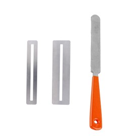 Guitar Fret File Kit,2PCS Stainless Steel Guitar Fingerboard Protectors with 1PC Guitar Fret Crowning File,Guitar Repair Tools Accessory for Electric, Acoustic, Bass, Classical Guitars