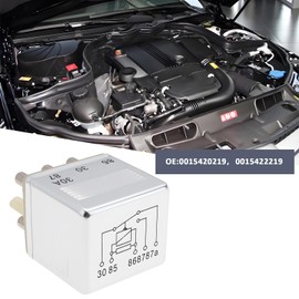 eMagTech 5-Pin Relay Main Power 0015420219 0015422219 Compatible with Mercedes R107 W123 W124 W116 W126 R129 W201