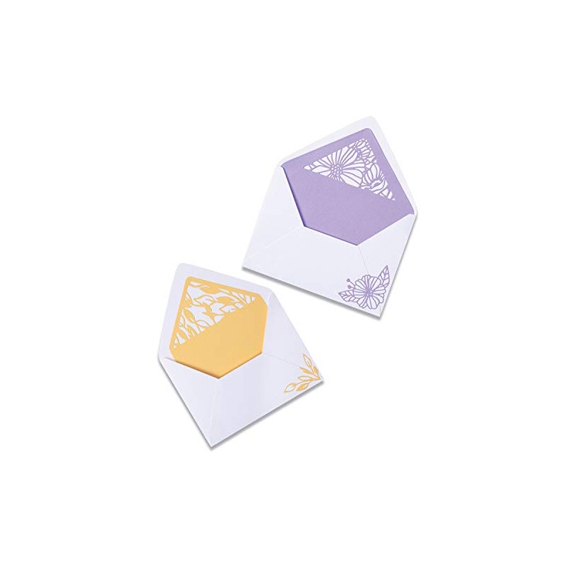 Sizzix Thinlits Die Set 10PK Envelope Liners, Delicate, One Size