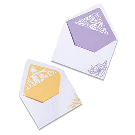 Sizzix Thinlits Die Set 10PK Envelope Liners, Delicate, One Size