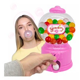 Grupo Carnavallia Mini Chiclera Bola Maquina Dispensadora Alcancía 15cm