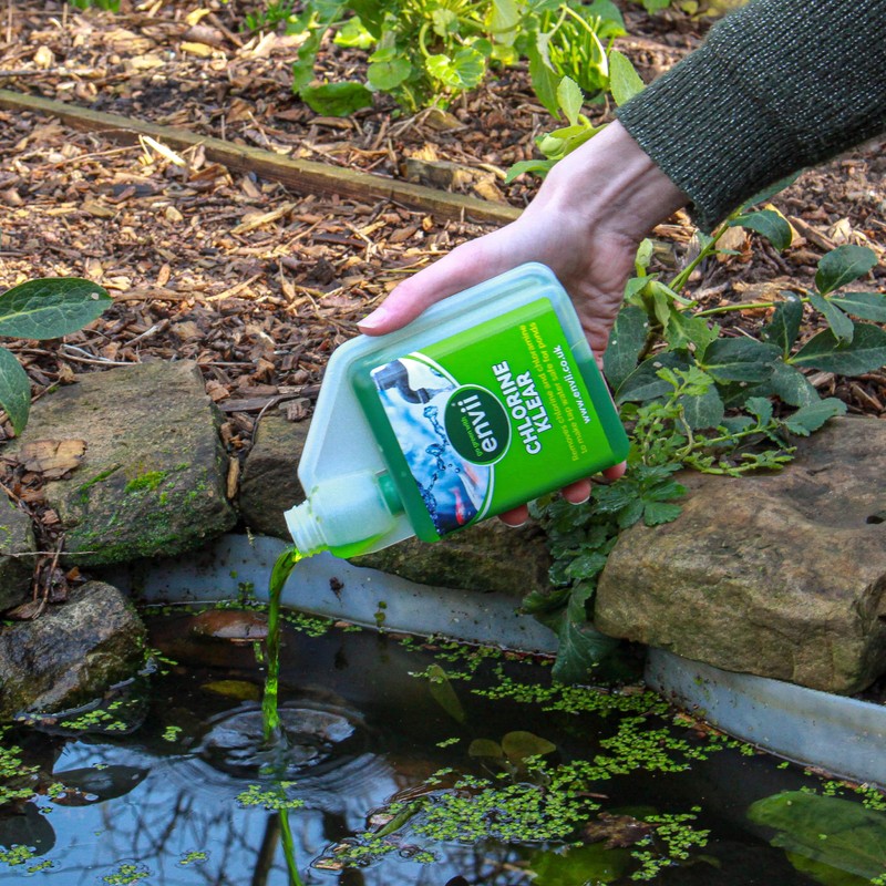 envii Chlorine Klear, Natural Pond Chlorine Remover & Water Conditioner,