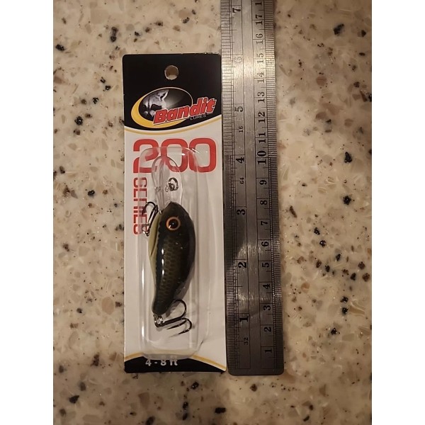 Bandit 200 Series Crankbait NIP - CROSSBREED Dual Pattern Design