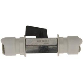Whale In-Line Stem Shut-Off Valve - Black, 12 mm