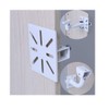 Rosebe Surveillance/Security Camera Mounting Bracket Clip Stand [Iron White] Security