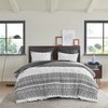 INK+IVY King Comforter Set, Chic Chevron Chenille Tufting, Boho Comforters