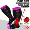 Cheeroyal 1 Pair Plus Size Compression Socks for Women and