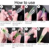 JOYOLA 144 Pieces Dual Nail Forms Set 4 Shapes Nail