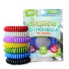 PIC Bugables Citronella Scented Coil Wristbands, Reusable and Resealable, One