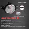 A ABIGAIL Driving Fog Lights Lamps Replacement for 2002-2008 Dodge