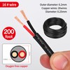 16 Gauge Wire 2 Conductor,16 AWG Electrical Wire Stranded PVC