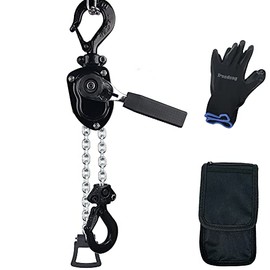 Treedeng Mini Lever Chain Hoist 1/2 Ton 10Ft G80 Chain 1100Lbs Manual Hoist