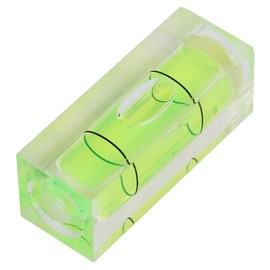 Herramienta de medición de nivel de línea de burbuja de nivel pequeño de burbuja de 5 piezas para medición de ingeniería de oficios de construcción, 15 * 15 * 40 mm