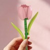 LYNGVA SAIRO Pink Tulip Flower Bouquet Building Block Set