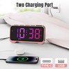 Digital Alarm Clock for Kids, 10 RGB Phantom Dynamic Colors