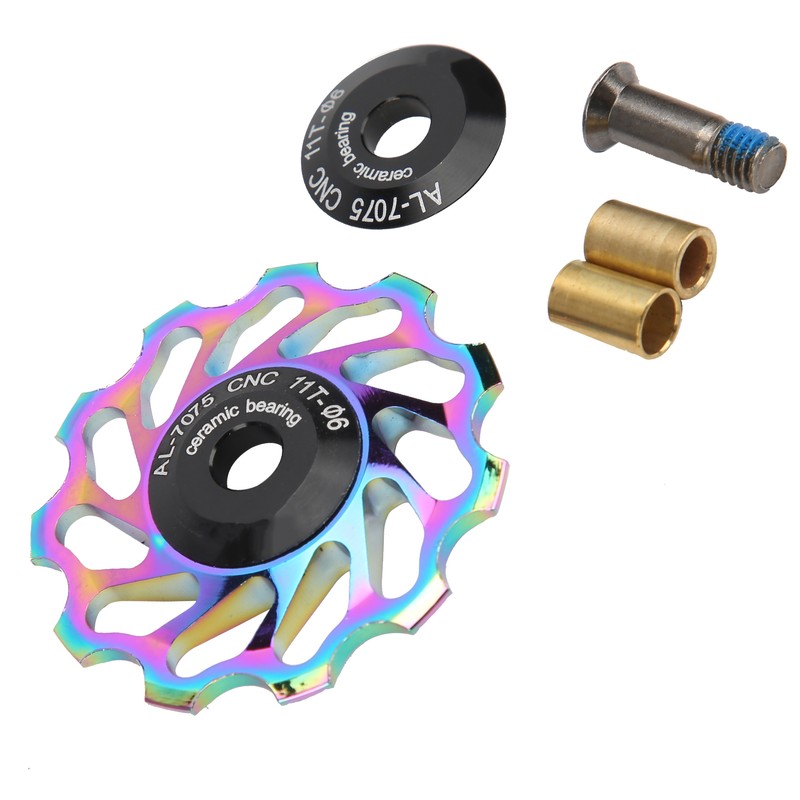 Mountain Bike Rear Derailleur Pulley Bicycle Aluminum Alloy 11T Wheel
