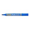 Pentel Set of 6 Permanent Markers N850 Conical Tip Blue
