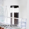 Dinana Coffee Bean Storage Container, Vacuum Glass Jar with Airtight