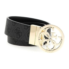 GUESS Cinta Donna Nolana 4g Reversible Coal Logo C25GU07 BW9166P4235, black