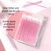 100 PCS Disposable Eyeliner and Disposable Lip Brushes Brush