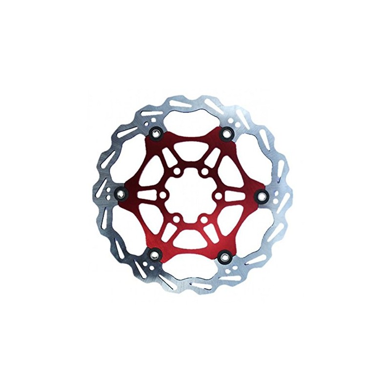 Clarks Cycle Systems CFR-06 Lightweight Floating 6-Bolt Disc Brake Rotor,