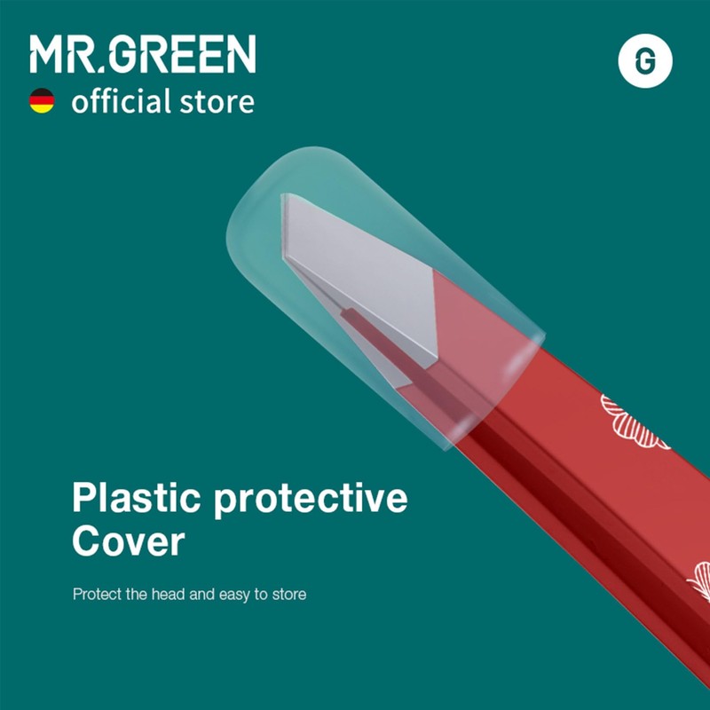 MR.GREEN Curve Handle Eyebrows Tweezers Professional Fine Hairs Removal Puller