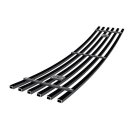 APS Premium Stainless Steel Black 8x6 Horizontal Billet Grille Grill Insert Compatible with Ford F-150 2018 2019 2020 Lower Bumper N19-J10466F