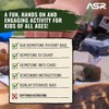 ASR Outdoor 6pc Gemstone Mining Kit Geology Paydirt Sifter Trowel