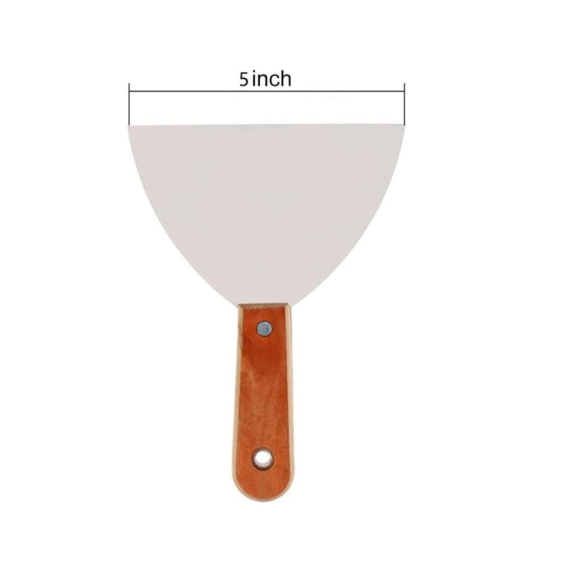 Utoolmart Putty Knife Scraper 5 Inch Carbon Steel Stiff Putty
