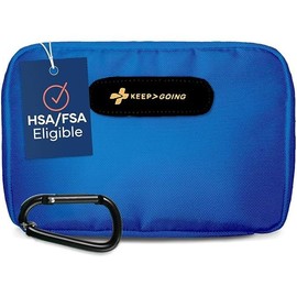 KEEP>GOING Travel GoKit - First Aid Kit with Essential Supplies for Travel:_Royal Blue