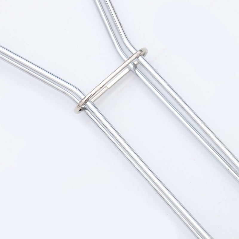 UPKOCH 4 Pcs Grill Basket, Stainless Steel, Folding Fish Grilling