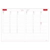 Daigo E1115 2025 Planner, Appointment Weekly Vertical, Black, Starts March
