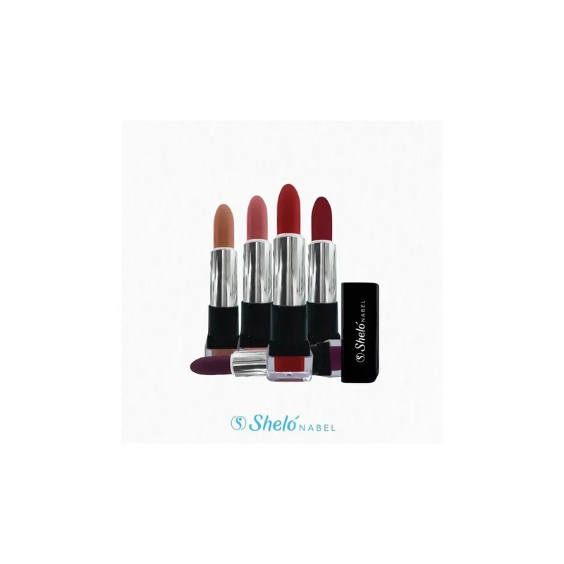 Labial Natural Mate Hidratante En Barra + Brillo Shelo