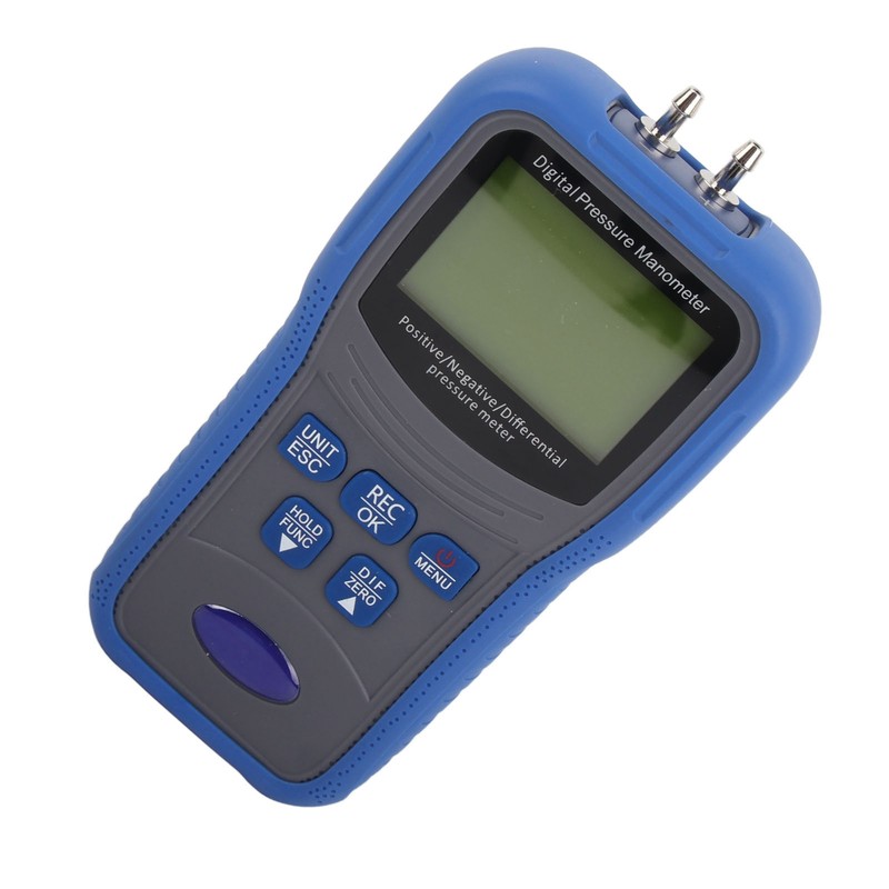 Digital Manometer LCD Display High Accuracy Sensitive Fast Measurement Gas