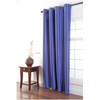 Stylemaster Tribeca 56 by 95-Inch Faux Silk Grommet Panel, Cobalt