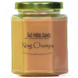 Nag Champa Scented Blended Soy Candle | Soothing Nag Champa Fragrance | Hand Poured in The USA by Just Makes Scents