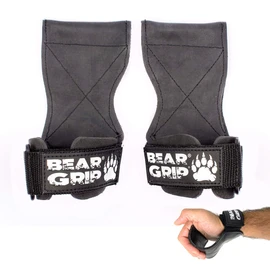 BEAR GRIP Multi Grip Straps/Hooks, Premium Heavy duty weight lifting straps/gloves