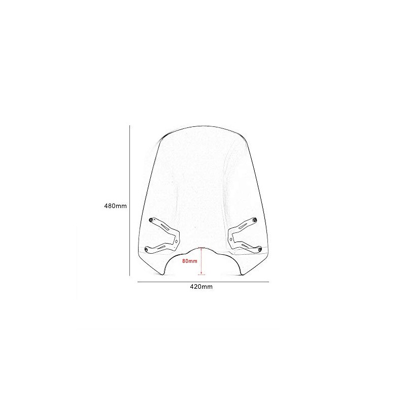 Motorcycle Wind Deflector Wind Shield for Vulcan S 650 2015-2024