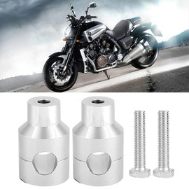 22mm Motorcycle Handlebar Handlebar Upgraded Handlebar Aluminum Alloy (Electric Silvering)