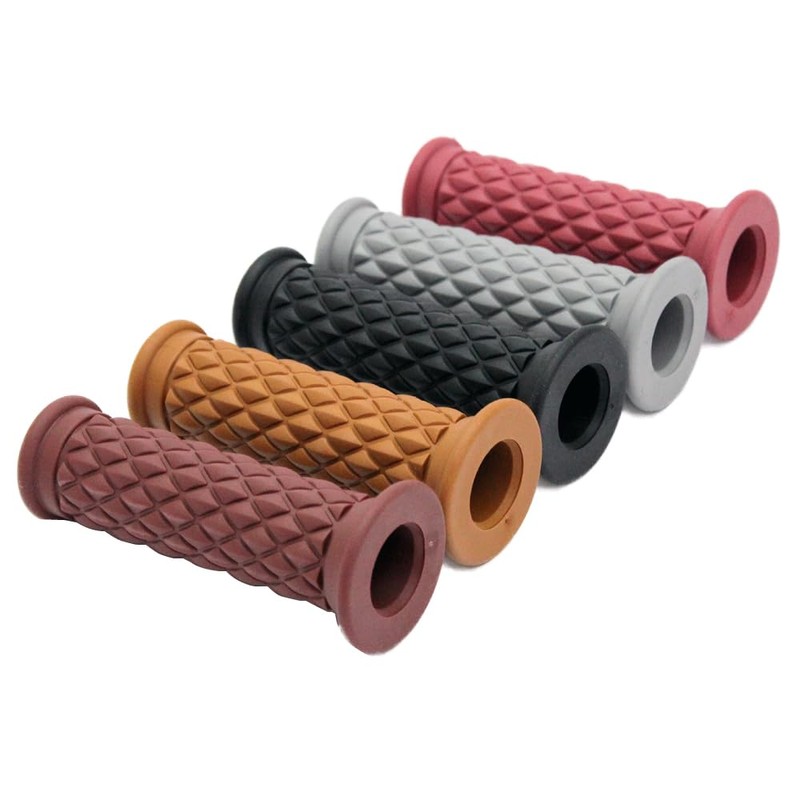 Bike Diamond Handle Grip Through Type, Light Brown