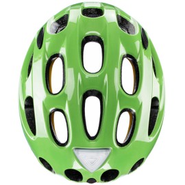 ABUS Youn-I MIPS Kids Helmet - Modern Bike Helmet for Children - for Girls and Boys - Green, Size S