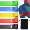 Resistance Bands, [Set of 5] Skin-Friendly Resistance Fitness Exercise Loop