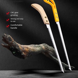 Outdoor Portable Hand Saw, 2024New Mini Wall Panel Rugged Wood working Small Saw,Portable Household Saw Bamboo Fine Toothed Hand Saw, Best for Camping, Gardening, Pruning Saw (2Pcs-Yellow)