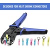Qibaok Crimping Tool Ratcheting Wire Crimper for Heat Shrink Connectors
