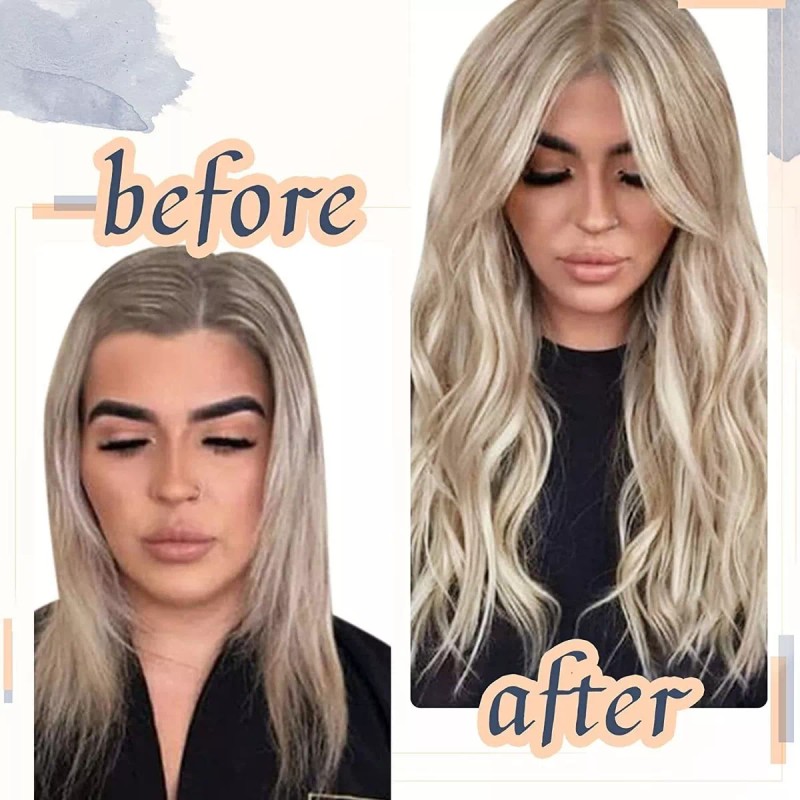 Runature Extensiones De Cabello 100% Naturales 18in 50gramos Rubio Co