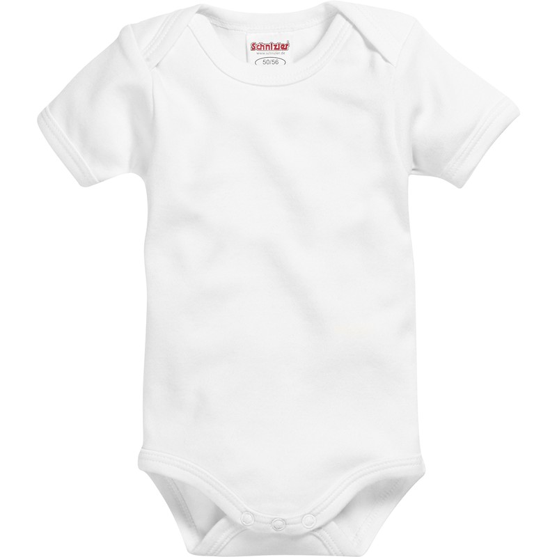 Schnizler Unisex Baby Bodysuit Short Sleeves Pack of 3 Plain