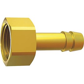 RIEGLER 134825-MS239A1410 Screw-On Hose Nozzle G 1/4 for Hose LW 10 mm SW 17 MS Pack of 1